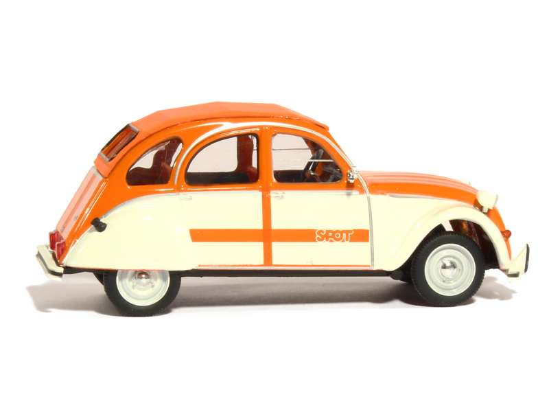 Citroën 2CV Spot Hachette scale 1/6 Pack #68