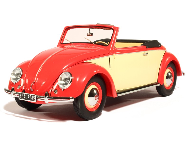 Volkswagen Cox 1200 1949 – Miniature Minichamps 1/18 Résine – Collection Neuve Sous Boîte