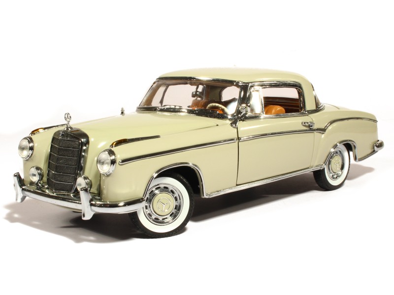 Mercedes 220 SE Convertible 1958 Sunstar 1/18 – Collection Gris Métal