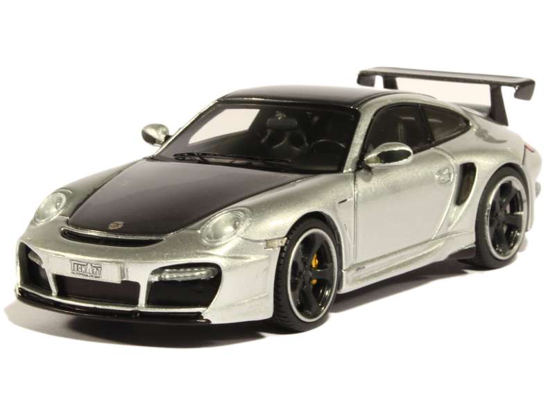 Porsche 911 (997) Techart GT Street – Neo 43904 – 1/43 – Résine Argentée – 2009