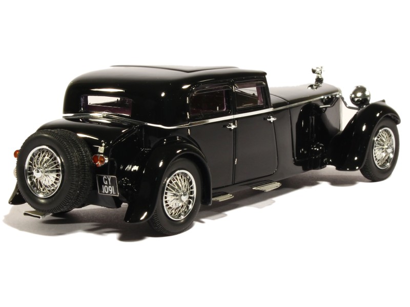 Miniature 1/43 Tin Wizard - Daimler Double Six 40/50 Sport Saloon Martin Walter 1932 - Noir