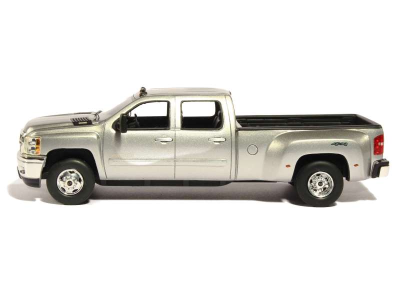 Modèle Réduit Chevrolet Silverado 1/43 - Vert Et Blanc, Zamac, Neuf Dans Son Emballage