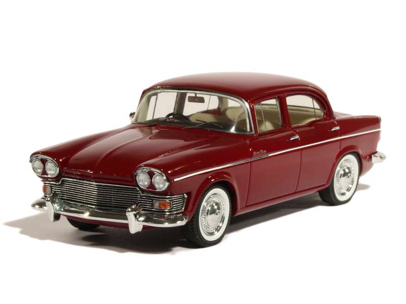 1936 Humber Super Snipe limousine noir-rouge 1/43 tout monté