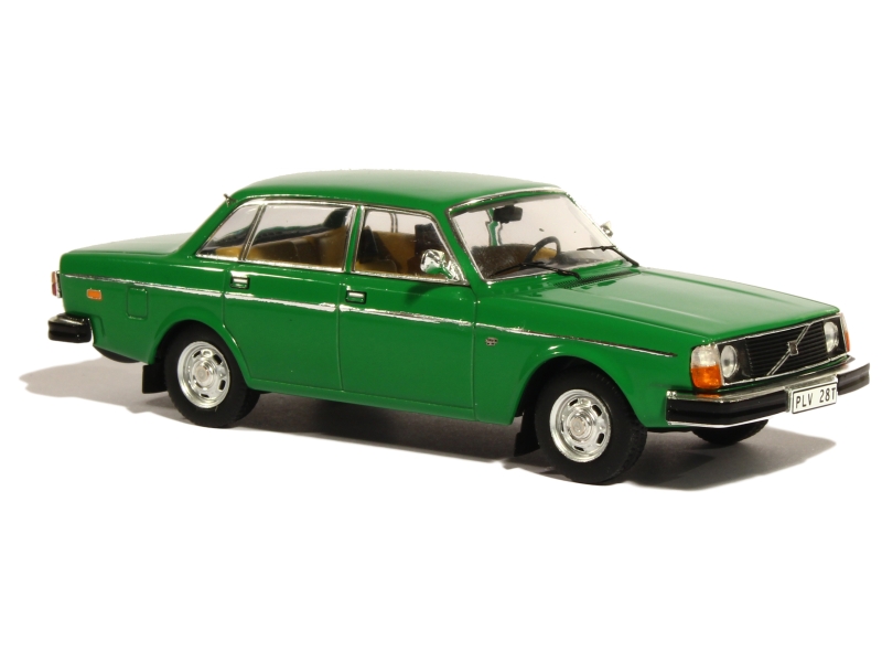 Voiture Miniature Volvo 244 DL Jaune 1975 - 1/43 En Métal Tout Monté - Neuf - Tin Wizard