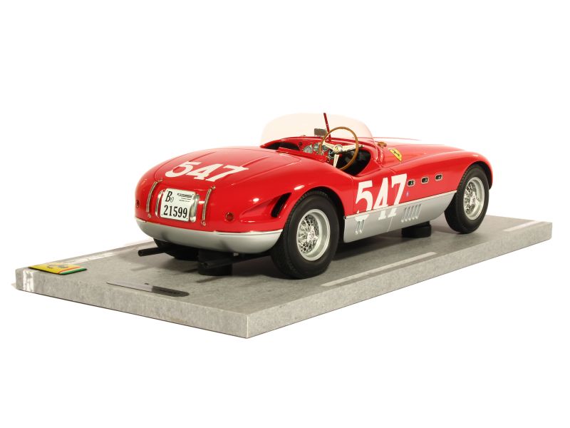 Miniature Ferrari 166MM53 Spyder Vignale – ALFAMODEL43 1/43, Mille Miglia 1954