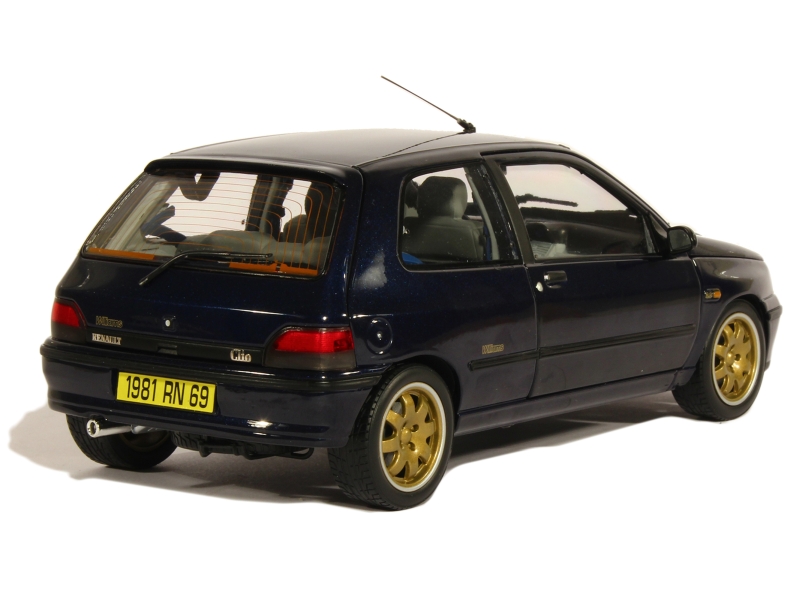 Voiture Miniature Renault Clio Williams 1993 Blue 1/18 - 185230 NOREV