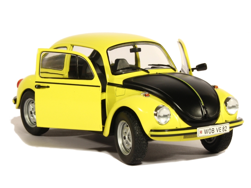Solido 1:18 Volkswagen VW Käfer 1303 GSR year 1973 yellow / black