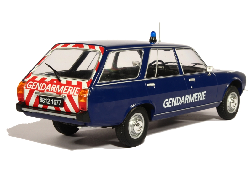 Modelcar Peugeot 504 Break, dunkelrot, 1976 MCG 1:18 Metallmodell, Türen und Hauben nicht zu öffnen at