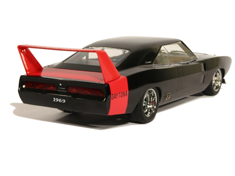 Dodge Charger Daytona 1969 Rouge ERTL 1/18 - Miniature American Muscle (sans Boîte)