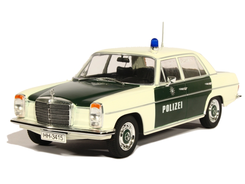 Mercedes 220 D / 8 Ligne Arrière W115 1968 Bleu Foncé Modèle 1:18 MCG