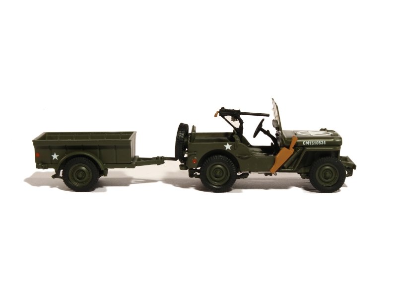 83744 Willys Jeep Remorque US Army 1944