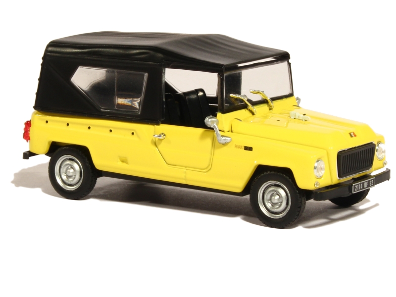 Norev 1/43 Renault Rodeo 4 Jaune – Miniature Sous Plexiglas