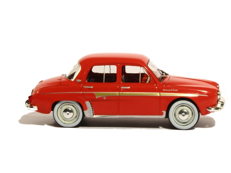 LES MINIATURES DE Norev Renault Dauphine Ref 13 Bon État 1956 Rouge EUR