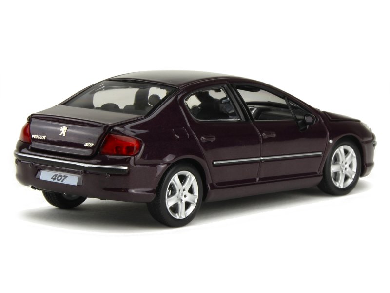 Norev 1/43 Peugeot 407 Gris Manitoba 2006 – Miniature Métal Occasion