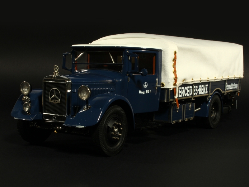 Dépliant Mercedes-Benz LO2750 _ Racing Car Transporter 1934 -1938
