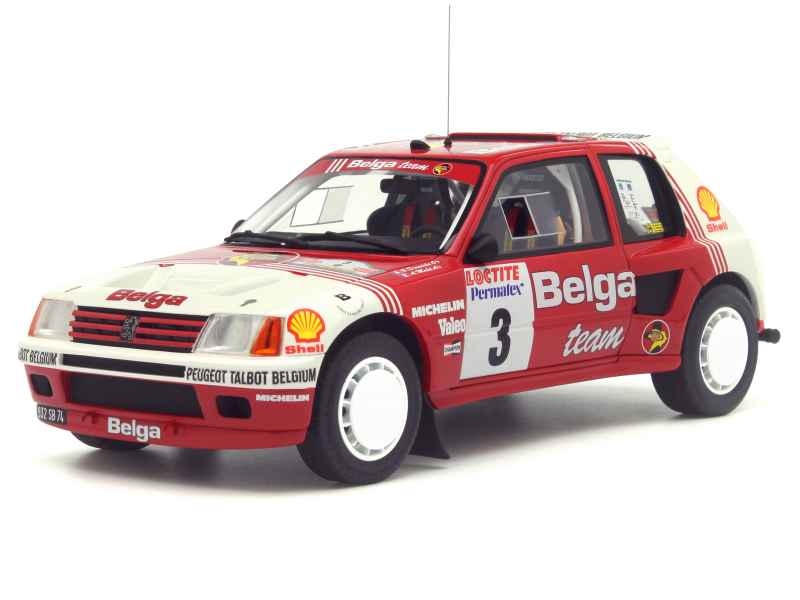 84611 Peugeot 205 T16 Rally Ypres 1985