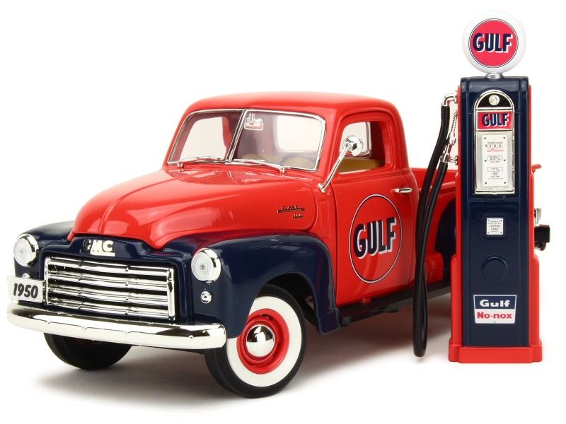 GMC - 150 Pick-Up Gulf 1950 - Greenlight - 1/18 - Autos Miniatures