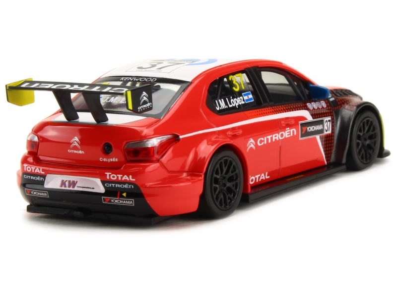 NOREV CITROEN C ELYSEE WTCC LOPEZ 2015 EN BOITE 1/43 I2 BEU
