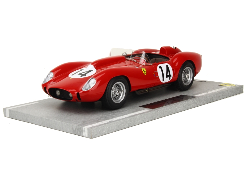 Ferrari 250 TR Le Mans 1/18 Burago 3307BS Blanche Miniature Collection