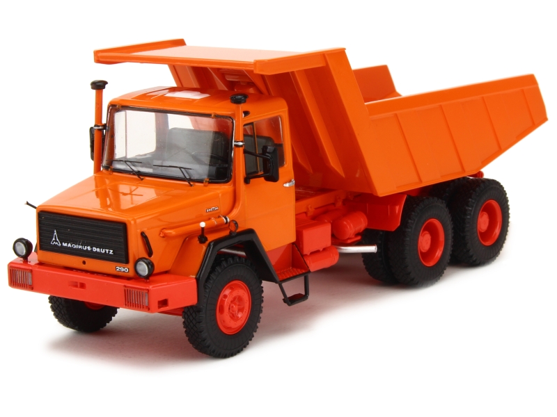Miniature FAUN KOLOSS 1/43 Premium ClassiXXs - Orange - Réf PCL 47113
