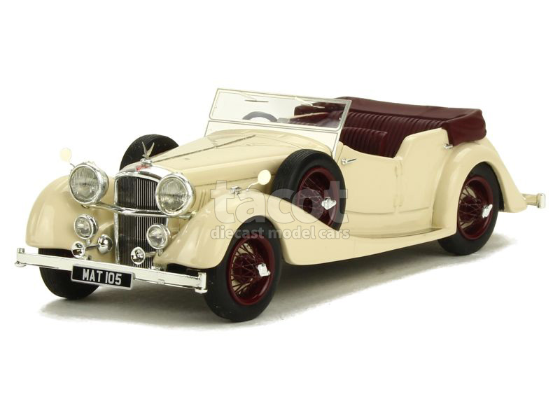 Matrix 1/43 Alvis 4.3 Litre Cross & Ellis Tourer '38 - Crème - Modèle Résine Neuf