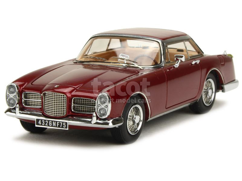 自動車 NEO 1/43 Facel Vega Facel II 1963 M Grey Facel Vega - Facel II Coupé 1961 - Neo - 1/43 - Autos Miniatures Tacot