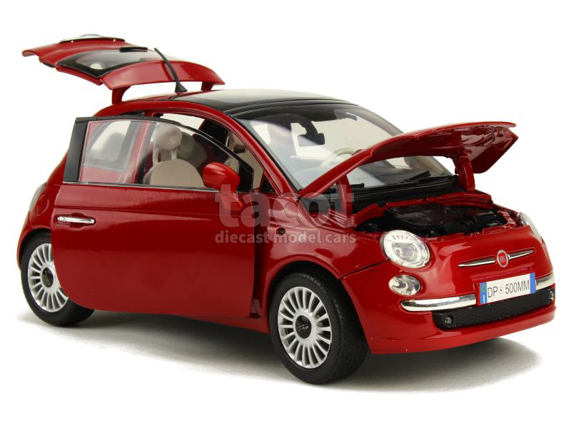 New Ray – Fiat Nuova 500 2007 Silver – Maquette 1:43 En Die-cast