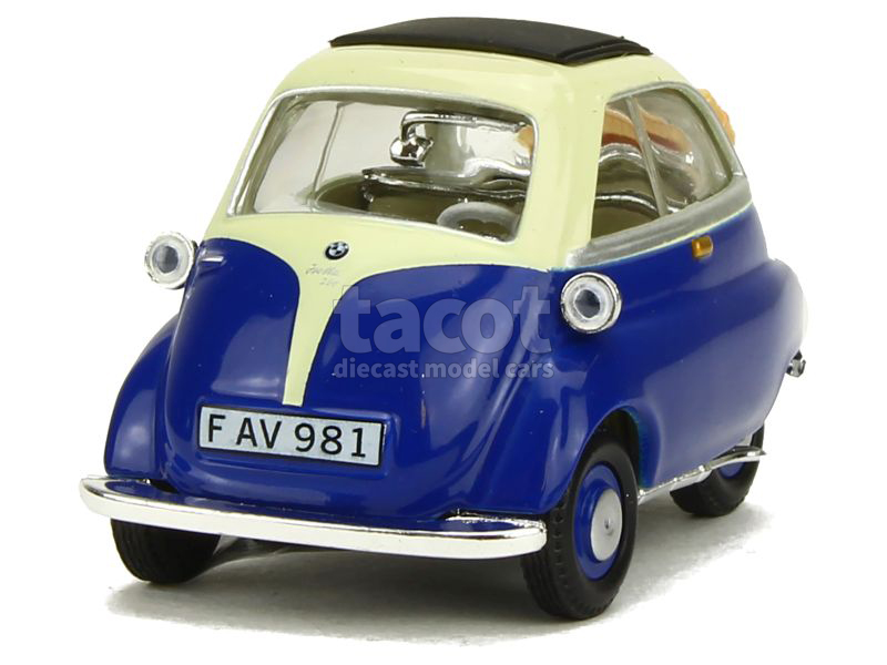 399M Kit Montato WM CJD Raro BMW Isetta 1955 Triciclo A Motore Bianco 1:43