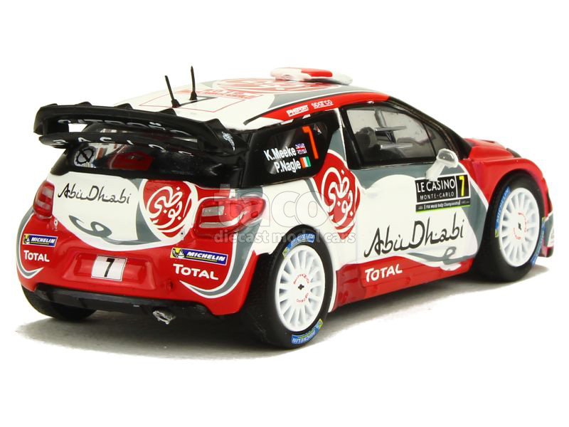 Voiture 1/43 Miniature Citroën DS3 WRC 2013 - Échelle 1/43 - Loeb Monte