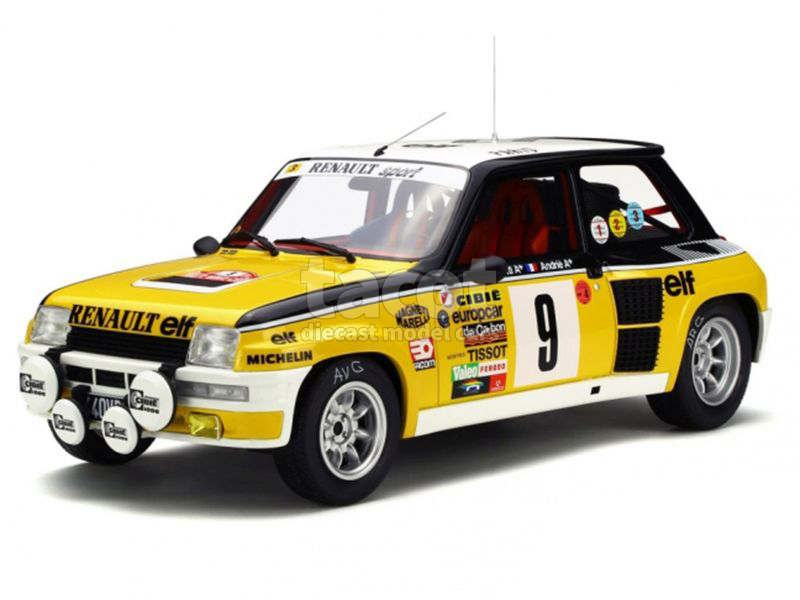 RENAULT 5 Turbo n°9 Monté Carlo 1981 Ragnotti IXO 1/43