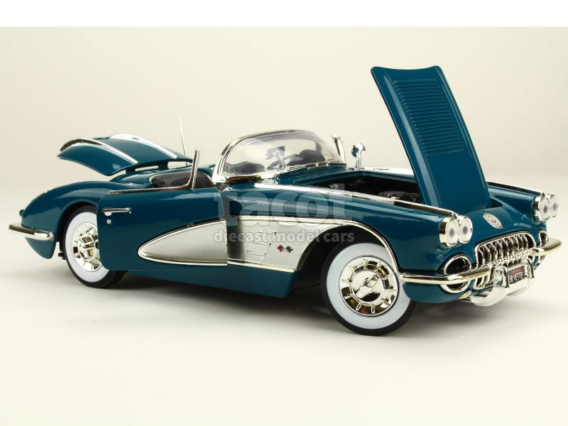 MOTOR MAX CORVETTE 1958 1/18 EN BOITE B1