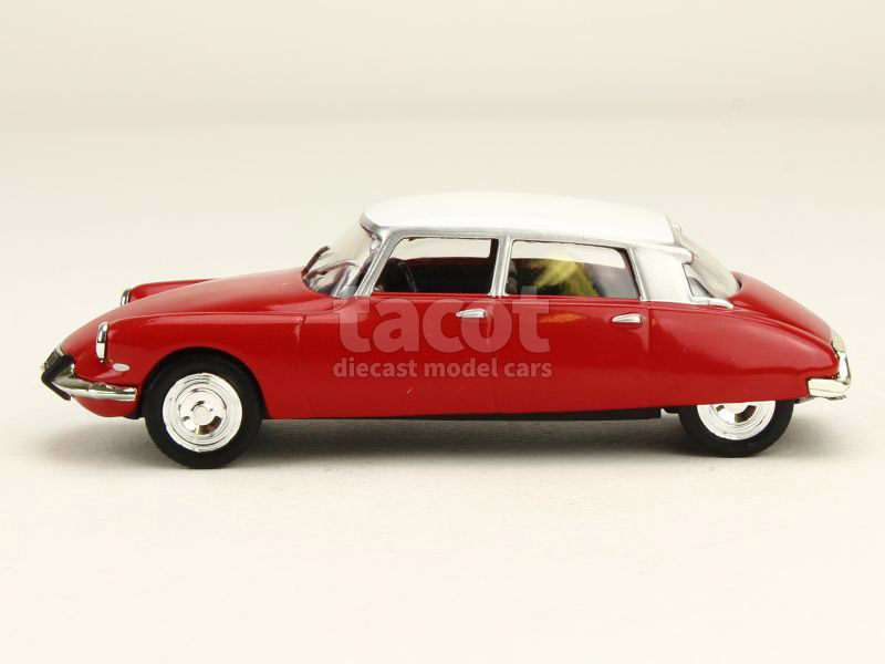 Miniature Minialuxe Calandre 1/43 - Citroën DS19 N°22 Du Rallye Des Demoiselles (bleue)