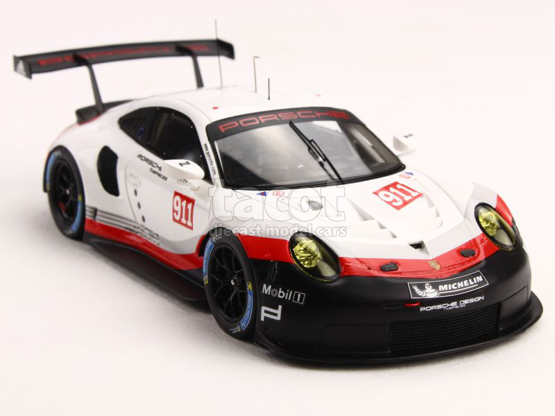 Miniature PORSCHE 911 (991) RSR 92 CHRISTENSEN/ESTRE/VANTHOOR 24H DU M... 1/43