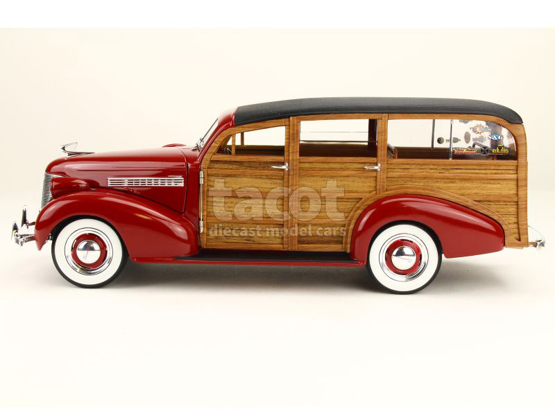Chevrolet - Chevy Woody Wagon Surf 1939 - Sun Star - 1/18 - Autos
