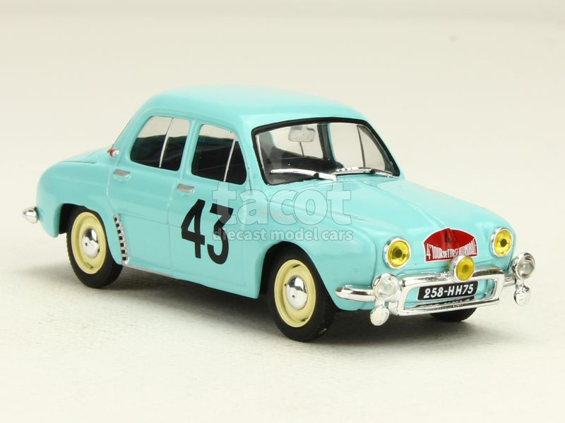 Renault Dauphine Gordini Tour de Corse 1959 Modèle Presse 1/43