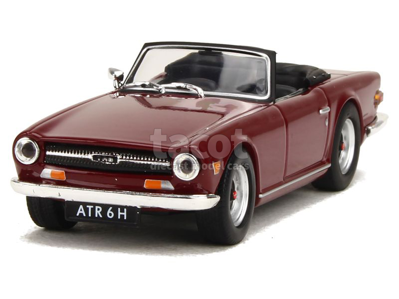 Miniature NOREV 1/43 – Triumph TR5 Rouge – En Boîte – Occasion