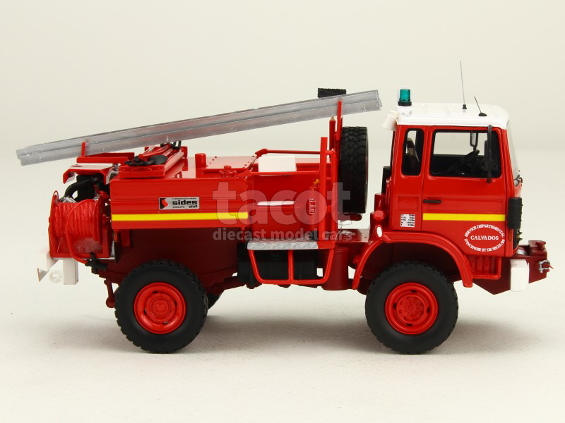 Camion De Pompier Renault RVI 75 130 4x4 - Modèle Métal 1/55 ADM, Neuf