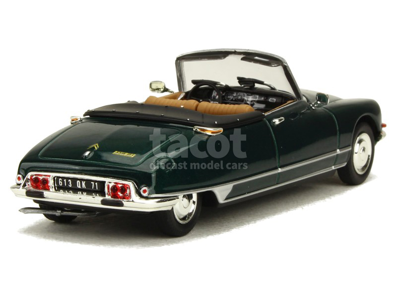 Citroën DS21 Cabriolet – Miniature Norev 1/43, Rouge, 1972 (neuve Sous Blister)