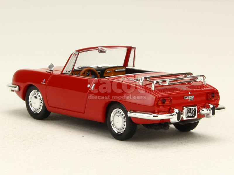 Minichamps Maxichamps Fiat 850 Sport Spider Noir 1968 1/43 940121231