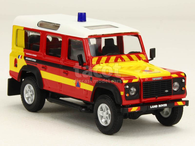 Land Rover Defender Long Pompier Cararama 1 43