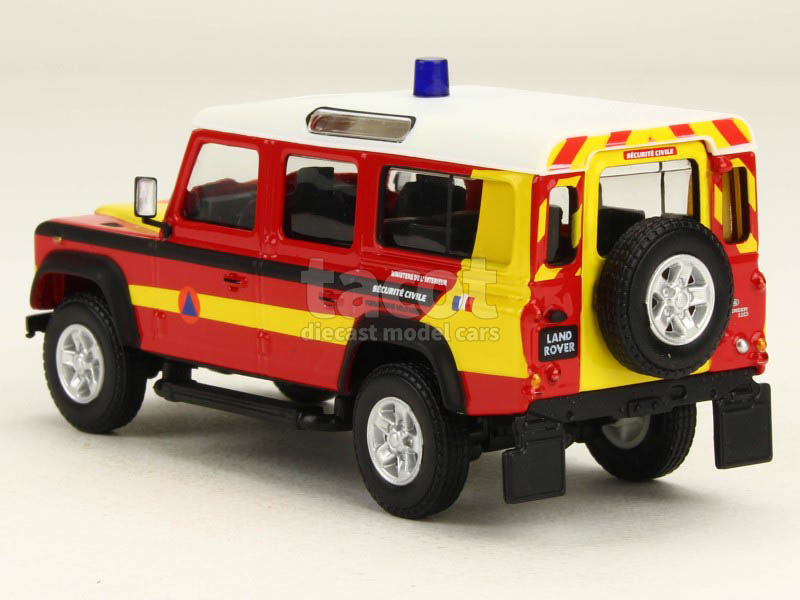 Solido SB 1/43 - Land Rover Defender + Zodiac Pompiers - Très Bon état Sans Boîte