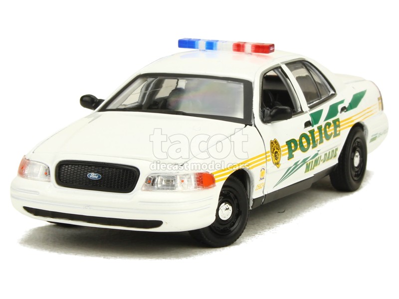 GreenLight 1:43 Drive (2011) - 2001 For&d Crown Victoria Police Interceptor - Los Angeles Police Department (LAPD) 86609 [Shipping From Canada