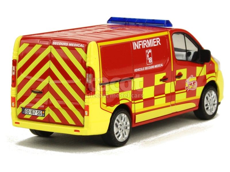 86929 Renault Trafic III Pompiers 2014