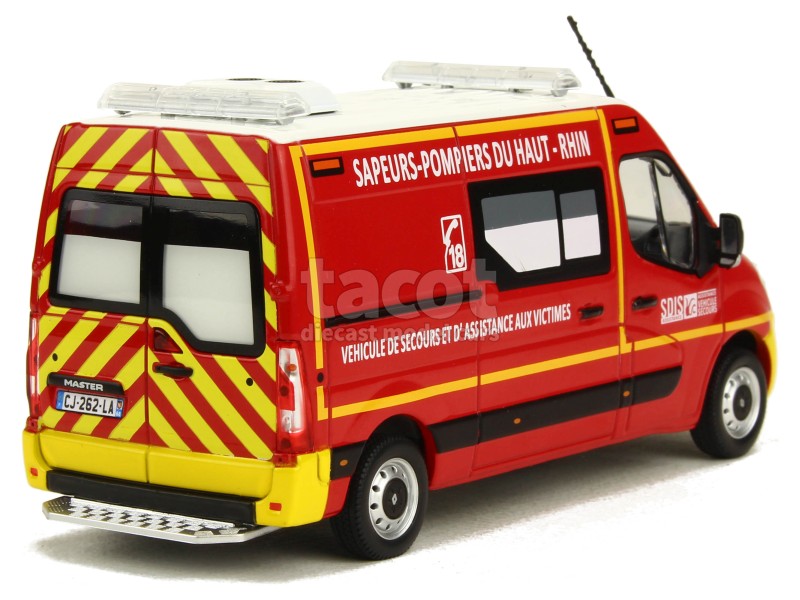 Norev 1/43 Renault Master VSAV Pompiers – Miniature Camion De Pompier, Boîte D'origine