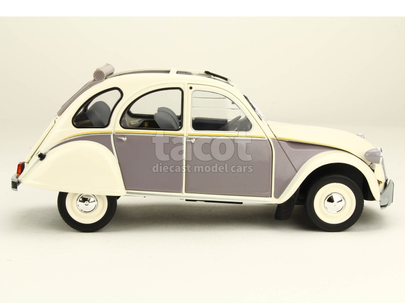 NOREV 1/18 Citroën 2CV Dolly 1985 - Blanc Et Vert - Échelle 1:18