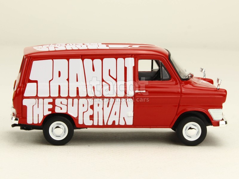 Miniature Ford Transit Minibus 2001 Rouge - Échelle 1/43, Marque Top Model, Neuve Sous Blister