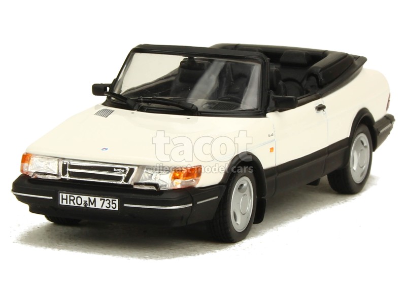 1/43 NOREV Saab 900 Turbo Cabriolet 1992 Noir - 810045