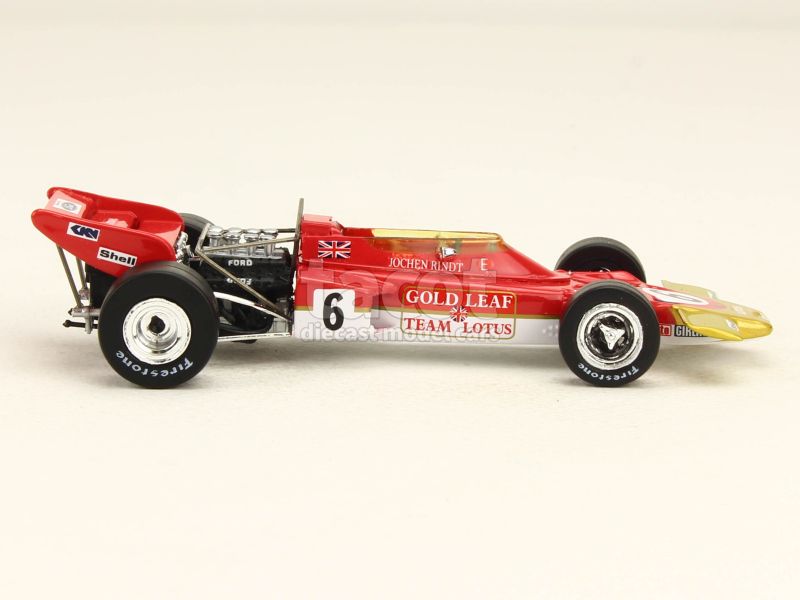 LOTUS 72D JOCHEN RINDT 1970 N.6 WINNER FRENCH GP 1:43 Quartzo Formula 1