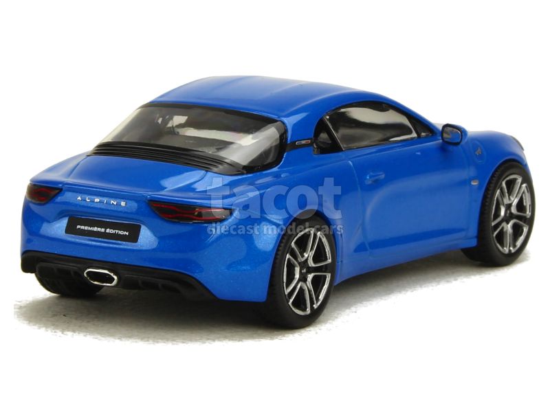 Voiture Miniature NOREV Alpine A110 2017 Bleue - Modèle Métal Échelle 1/43, Édition Limitée, Environ 10 Cm