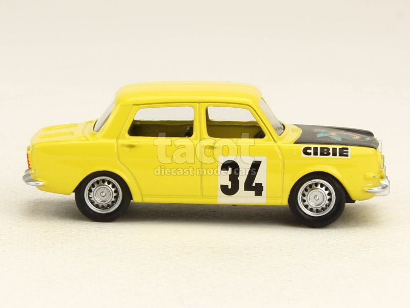 IXO Simca 1000 Rallye 2 - Maxi 1000 Croix En Thernois - 1/43 - Modifié